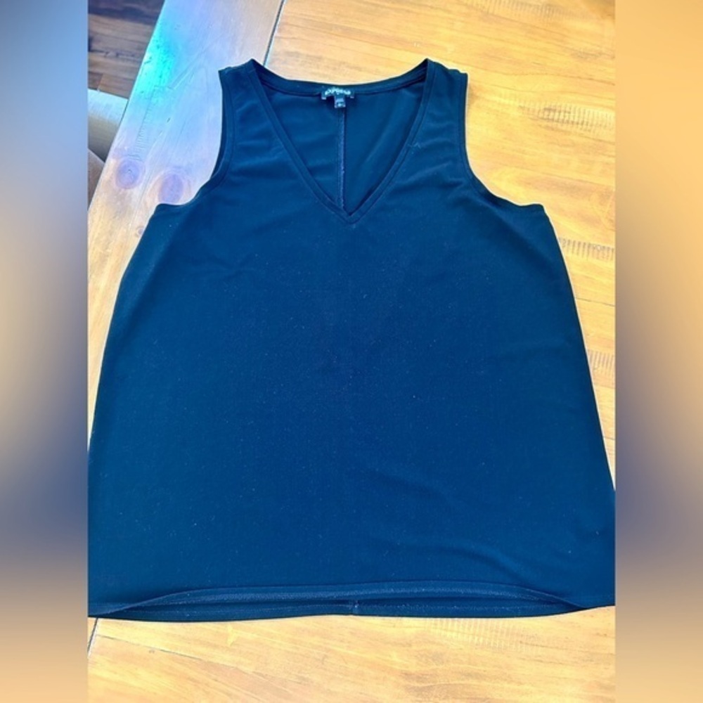 Express Black V-Neck Tank Top